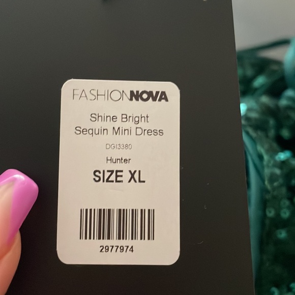 Shine bright sequin mini dress - Picture 6 of 6